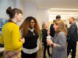 Elsevier colleagues talking