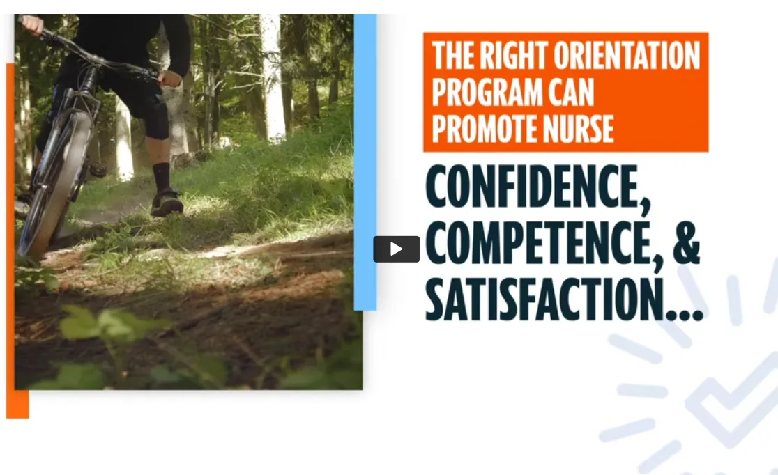 opening screen of promote nurse confidence video