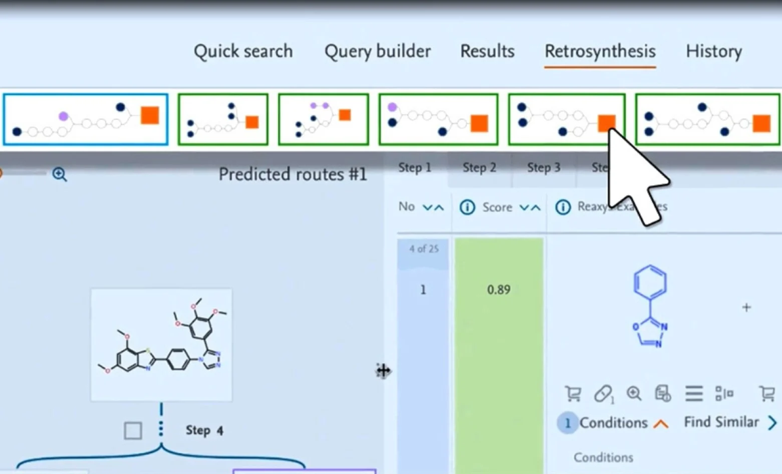Reaxys Predictive Retrosynthesis