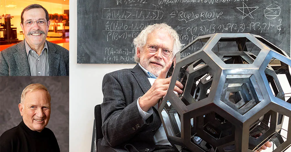 Collage of Nobel 2022 Physics Laureates 