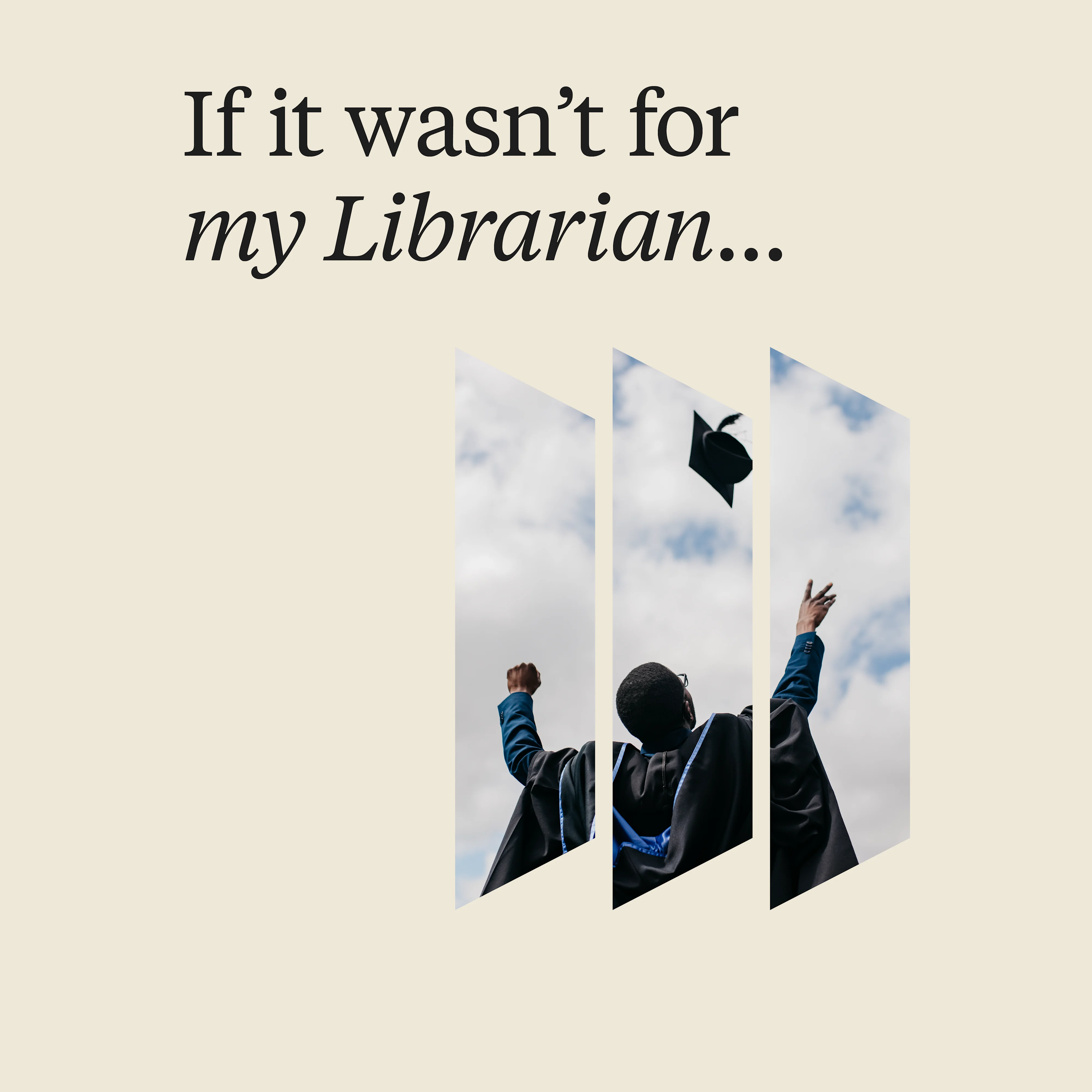 Graduate throwing cap
