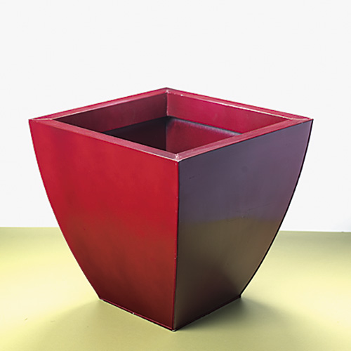Metal garden container: You might be surprised that metal garden containers come in colors other than silver or black.