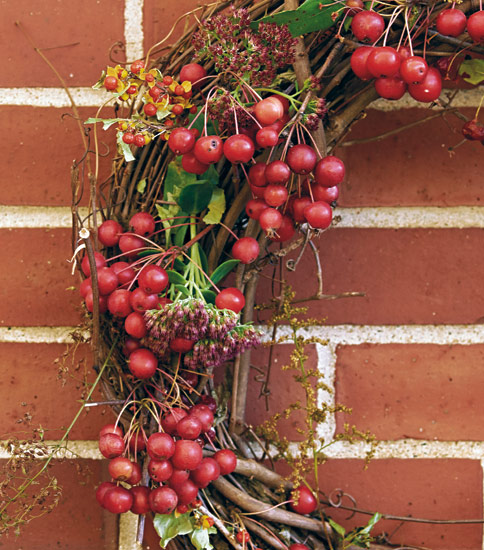 Add a special touch with a DIY wreath