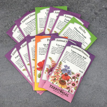 ZVG117 450x: Seed collections from Territorial Seed Company make a lovely gift for those who love to grow.