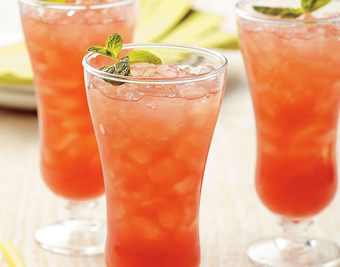 Watermelon mint julep cocktail: Add a twist to a classic mint julep with watermelon!