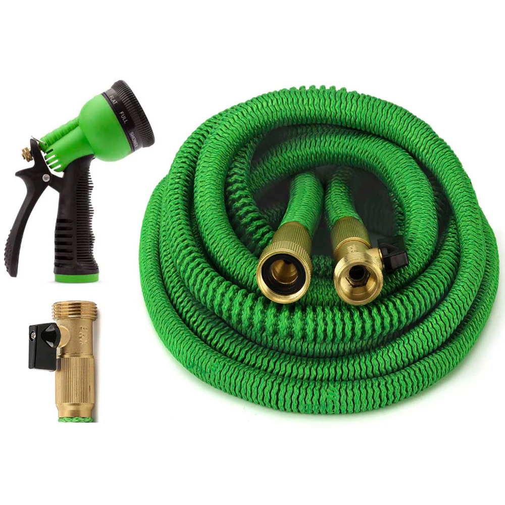 Garden Hose 2: Expandable garden hoses are lightweight and easy to store.