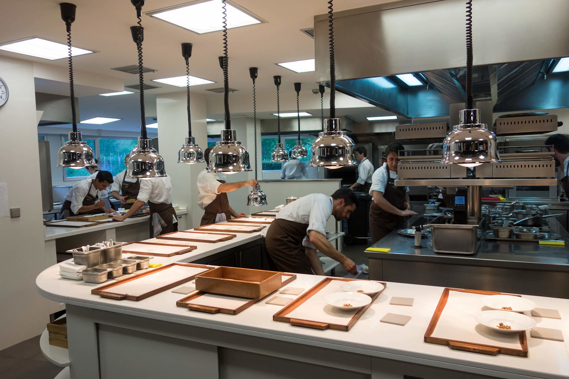 Mugaritz open kitchen in San Sebastián