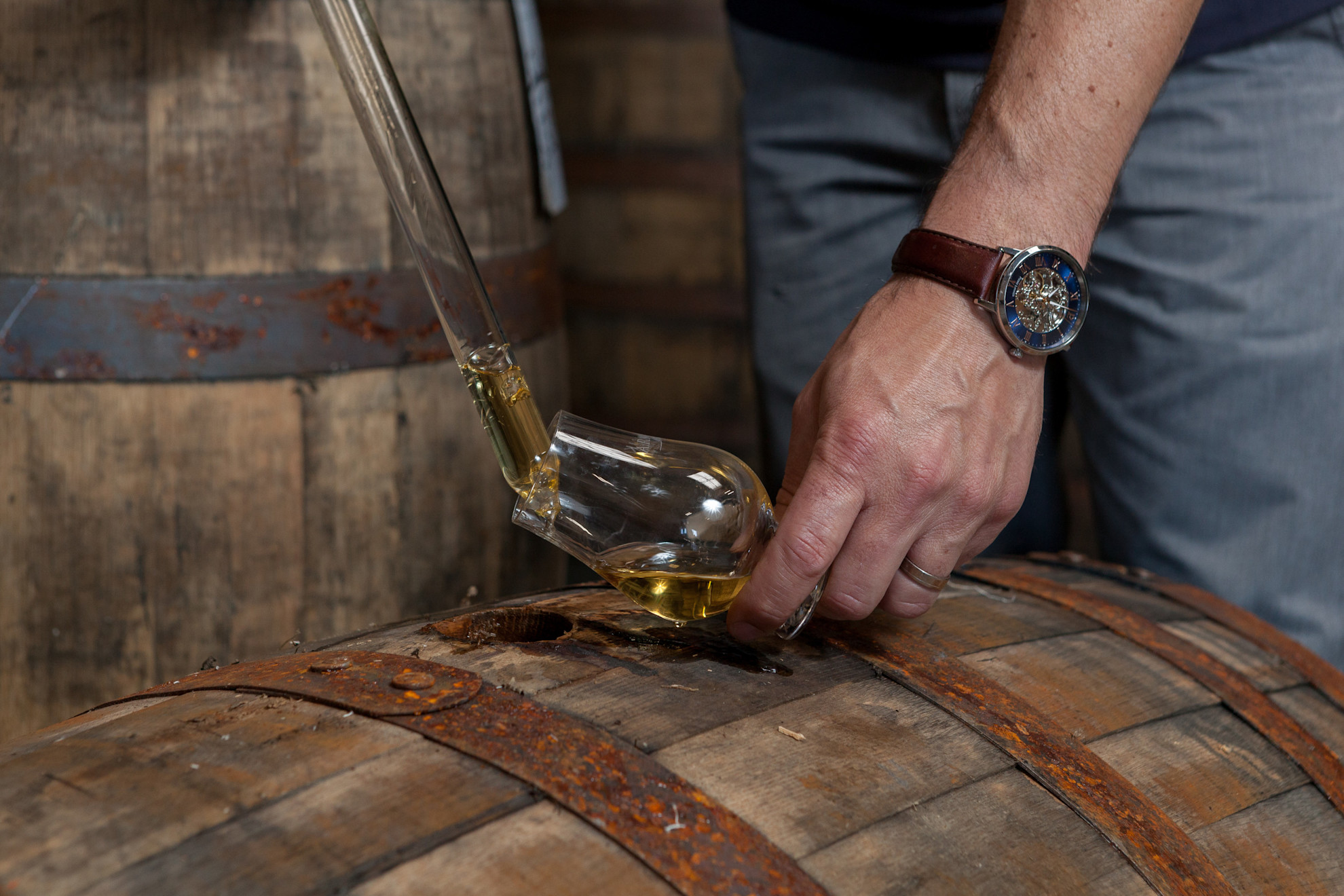 Whiskey tasting at Warenghem