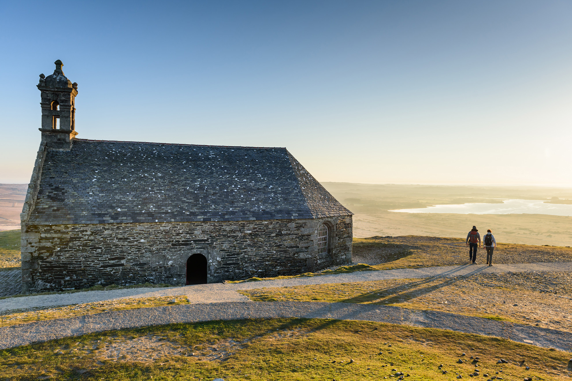 Mont St Michel chapel in the Monts d'Arrèe in Brittany © Emmanuel Berthier, BRTC