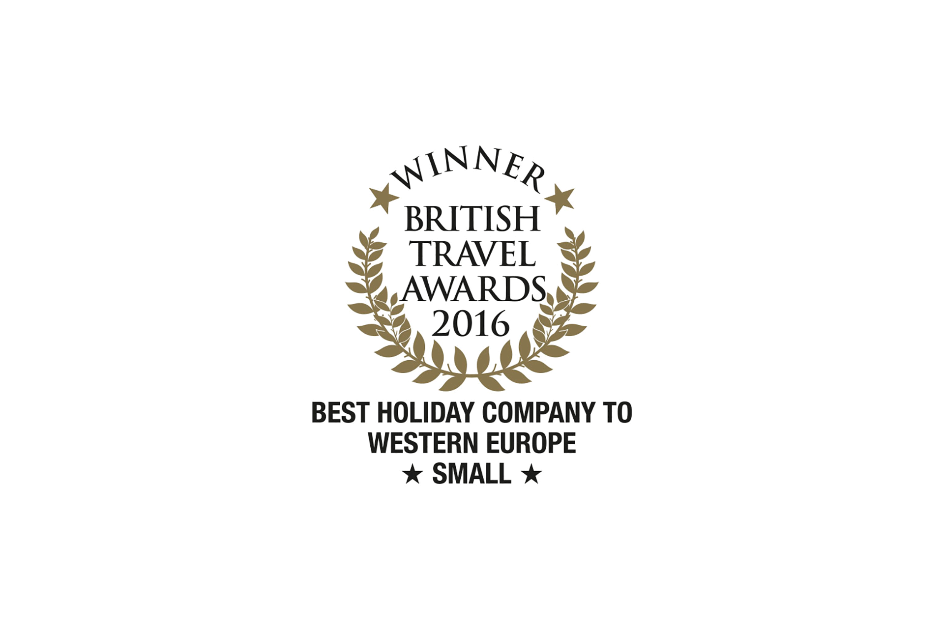 British Travel Awards Winner "Best Small Holiday Company To Western Europe"