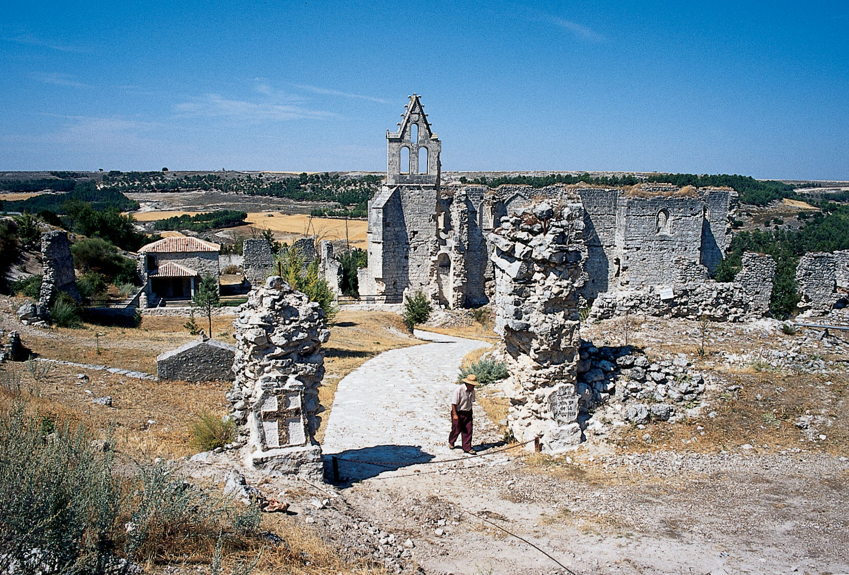 The ruins of the Armedilla Monastery near Palencia