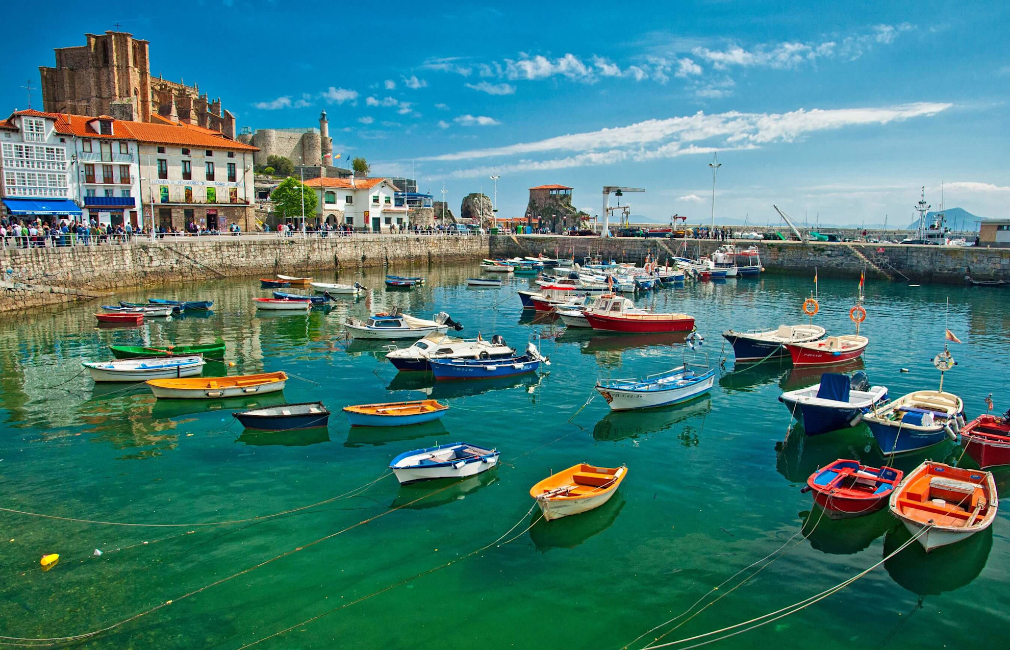 Harbour of Castro Urdiales, Spain