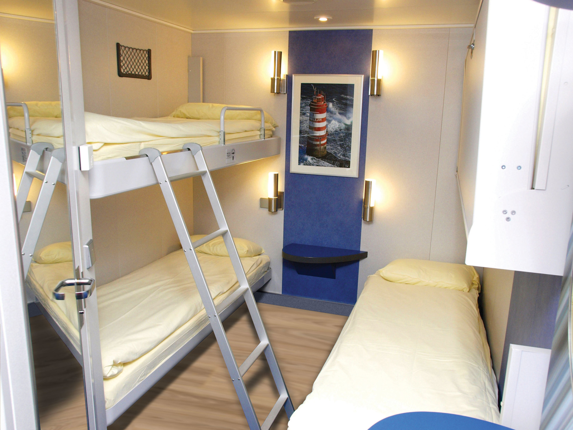 Brittany Ferries 澳洲幸运10十168体彩开奖网 Armorique four-berth inside pet-friendly cabin