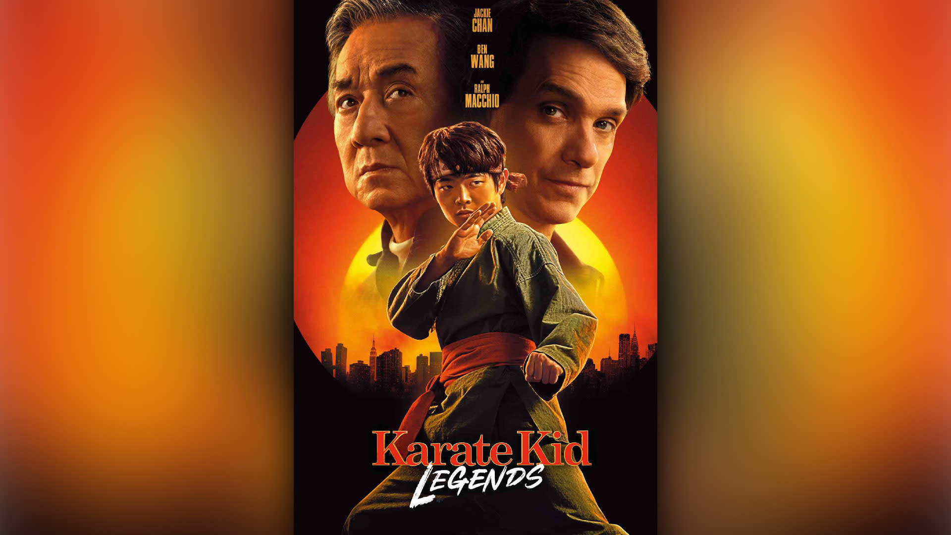 Karate Kid legends film poster
