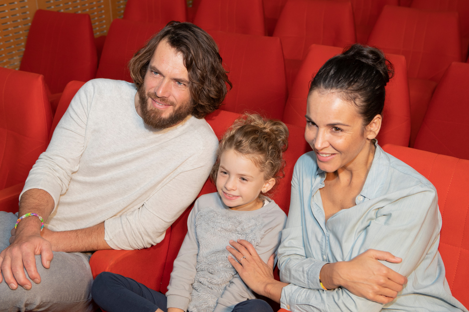 Family in cinema