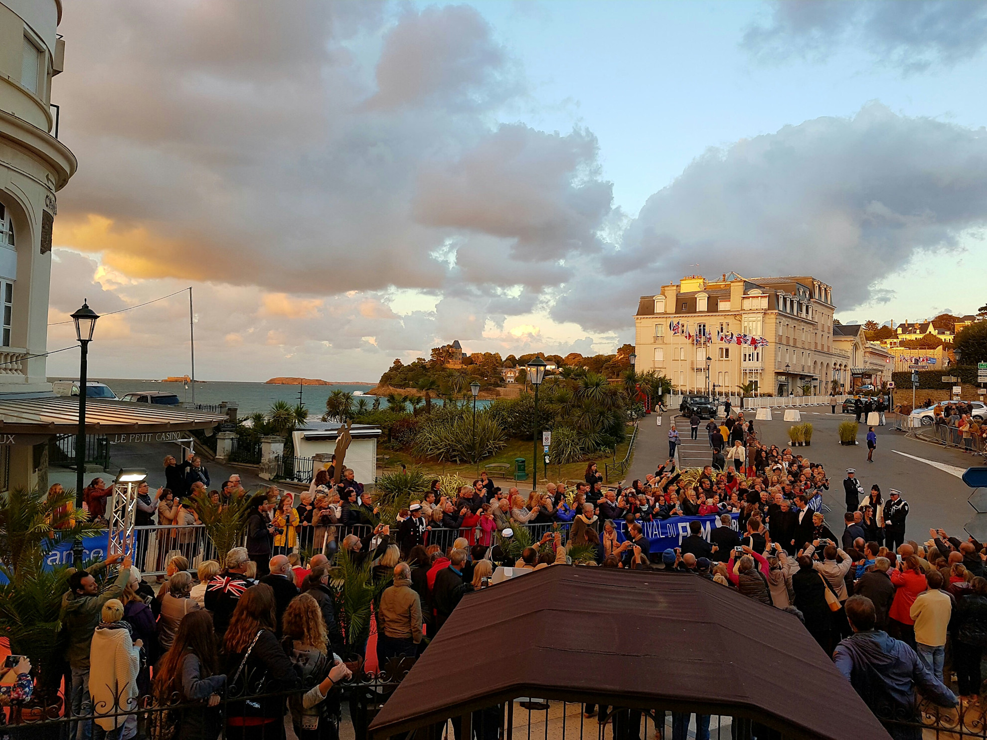 The cast of Sing Street prepare to hit the red carpet at the Dinard British Film Festival 2016