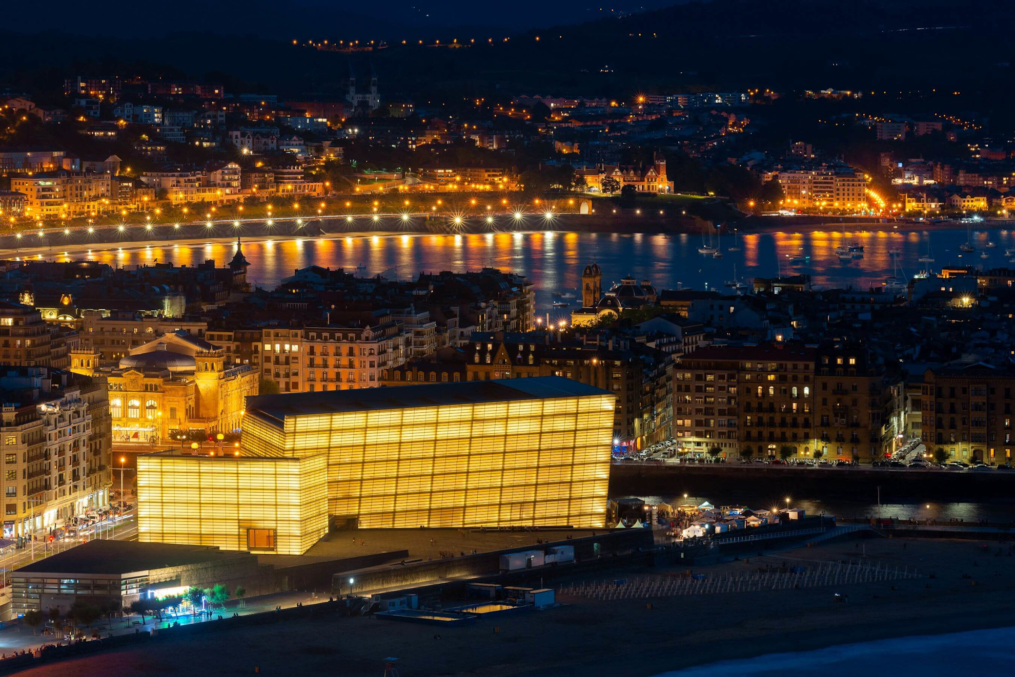 The most popular landmarks in San Sebastian is the Kursaal Palace