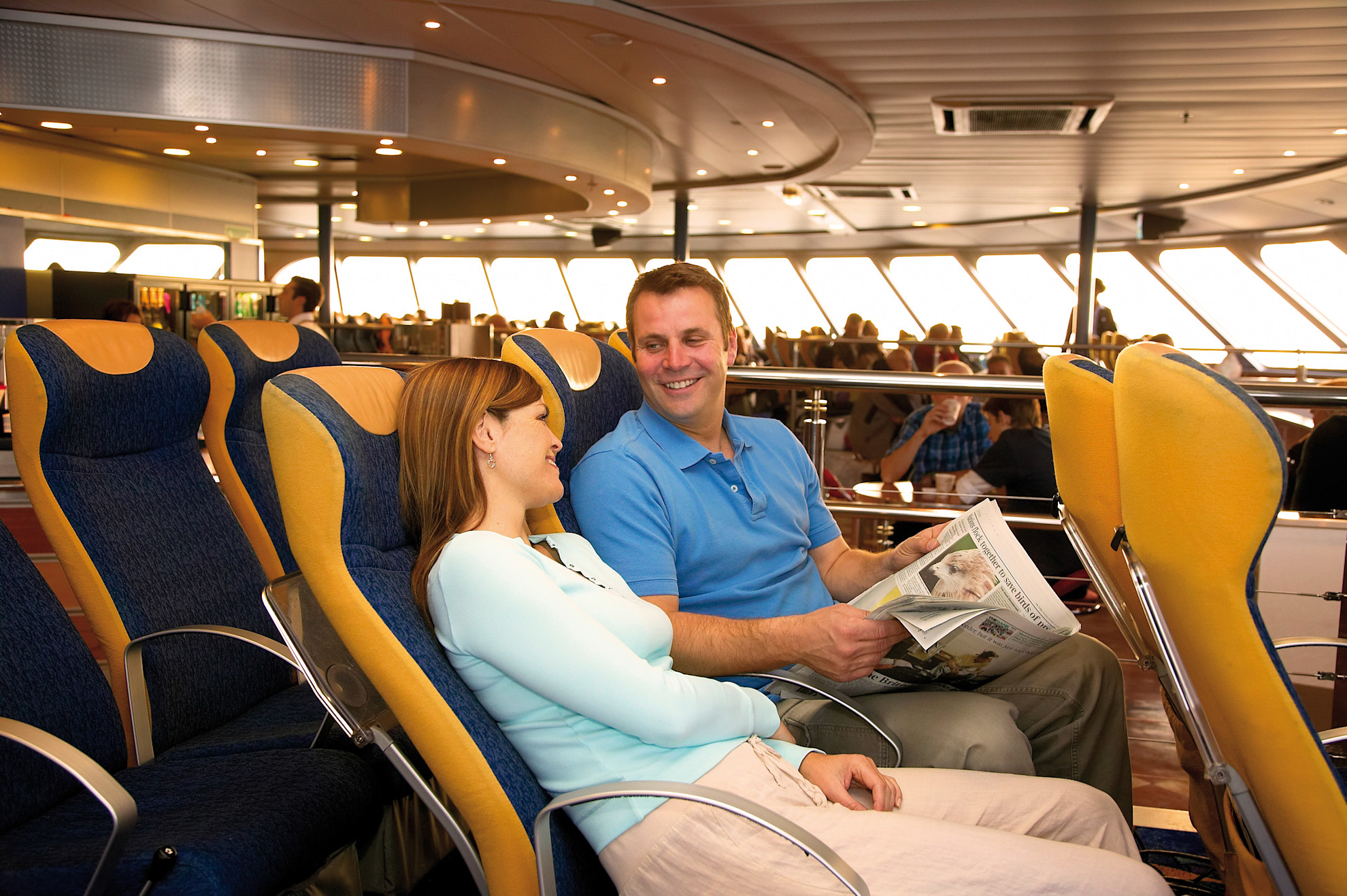 Reclining seats on Voyager