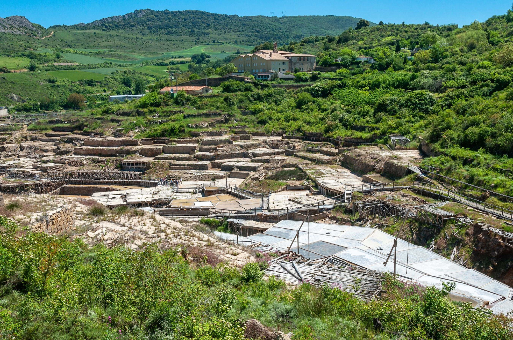 Salt Valley of Salinas de Anana, Alava, Spain