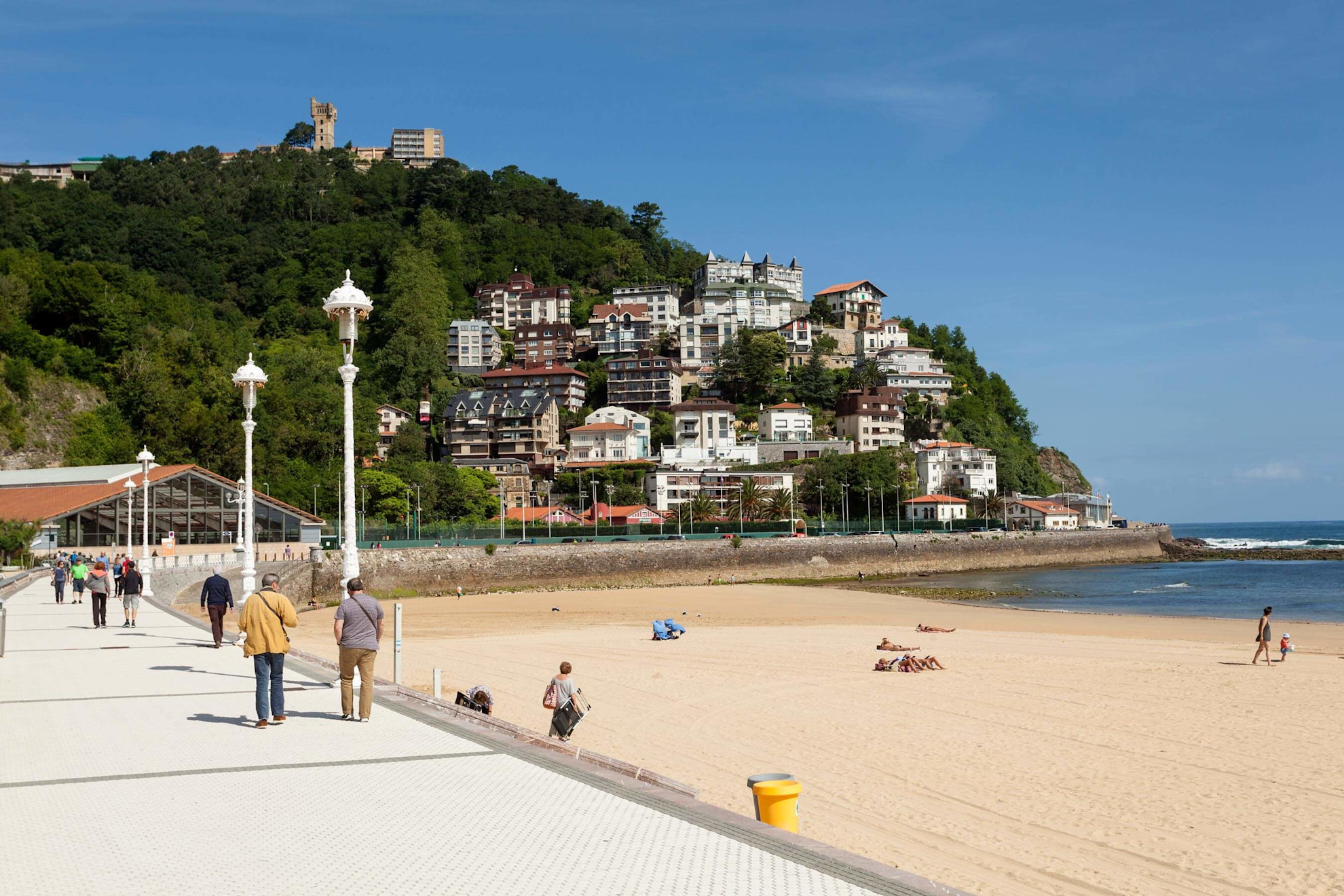 Promenade in San Sebastian, Spain
