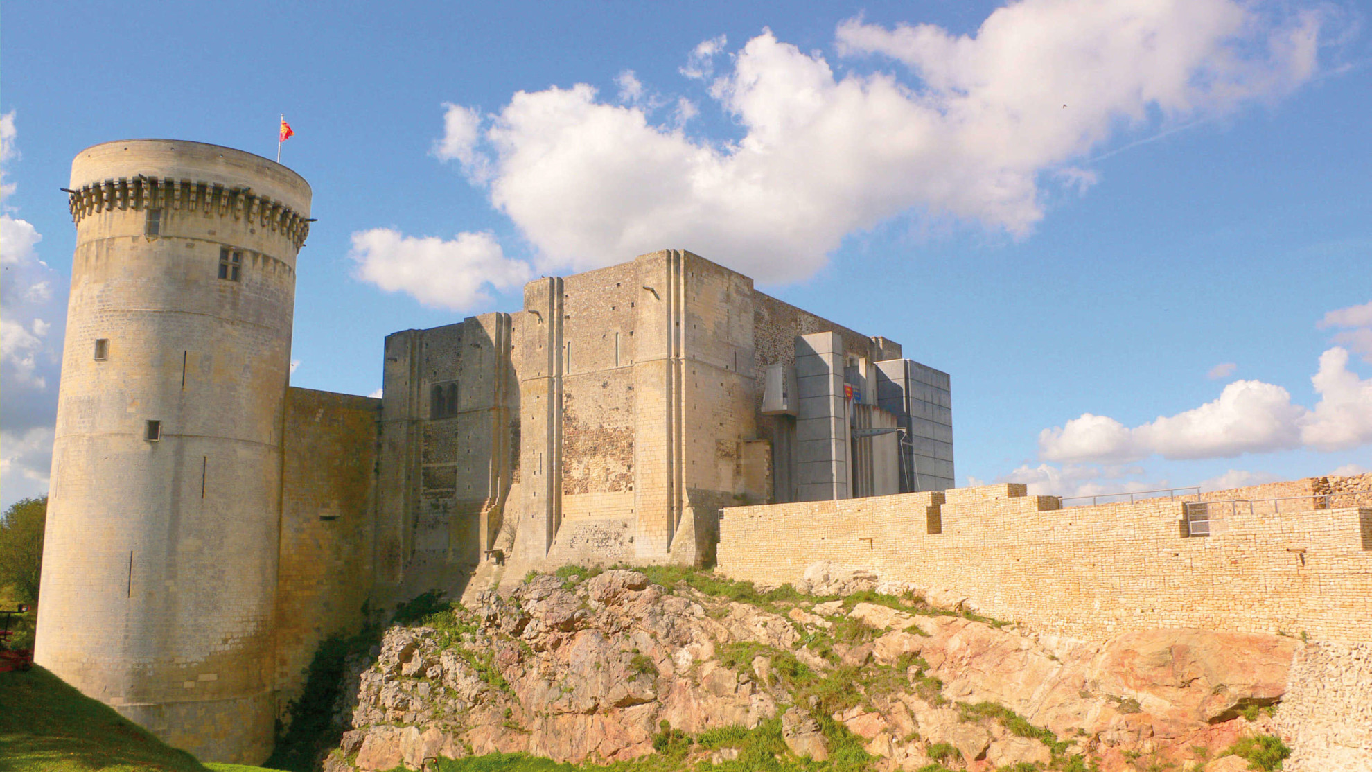 A view of the château at Falaise where William the Conqueror was born