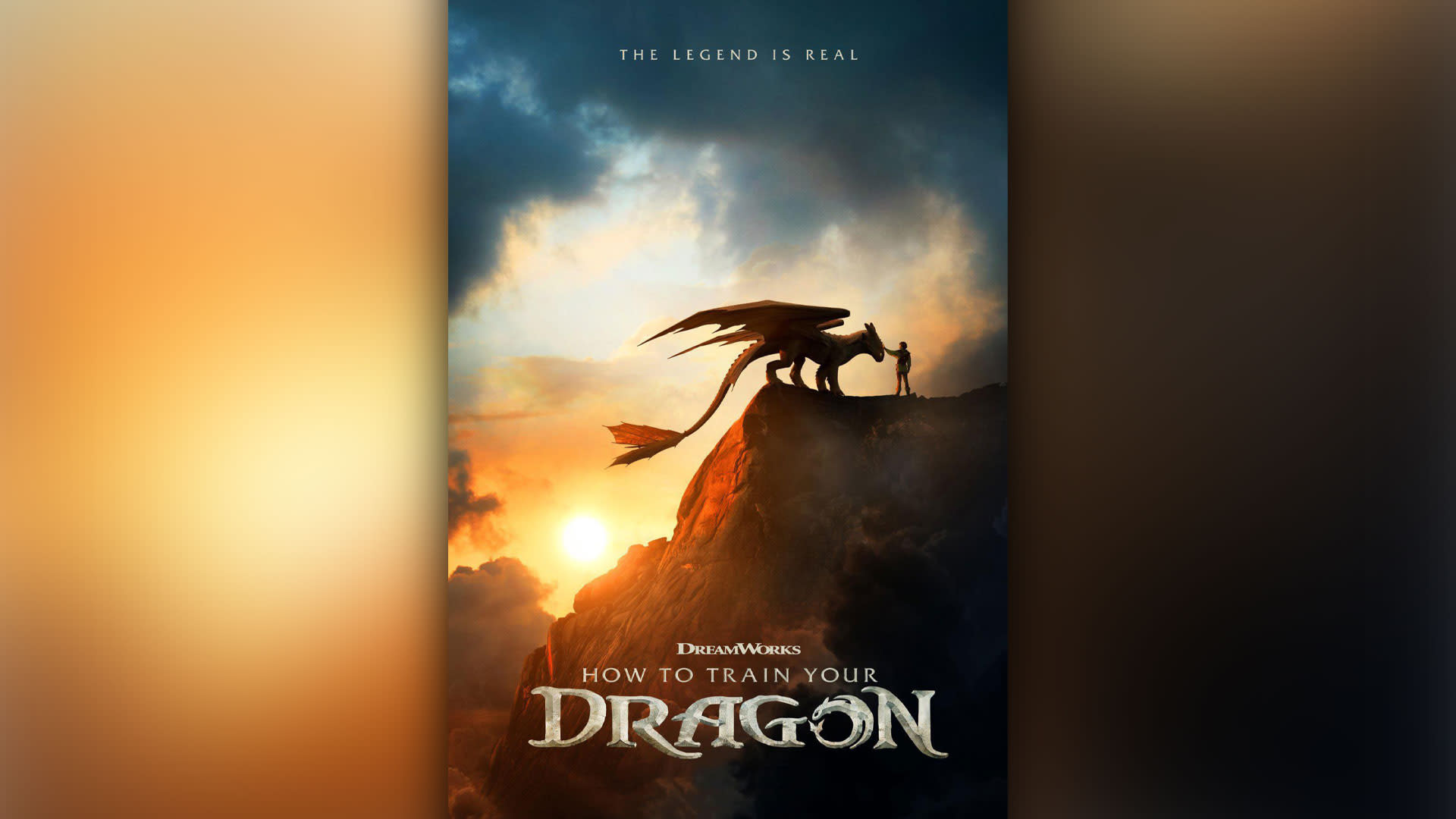 How to train your dragon film poster