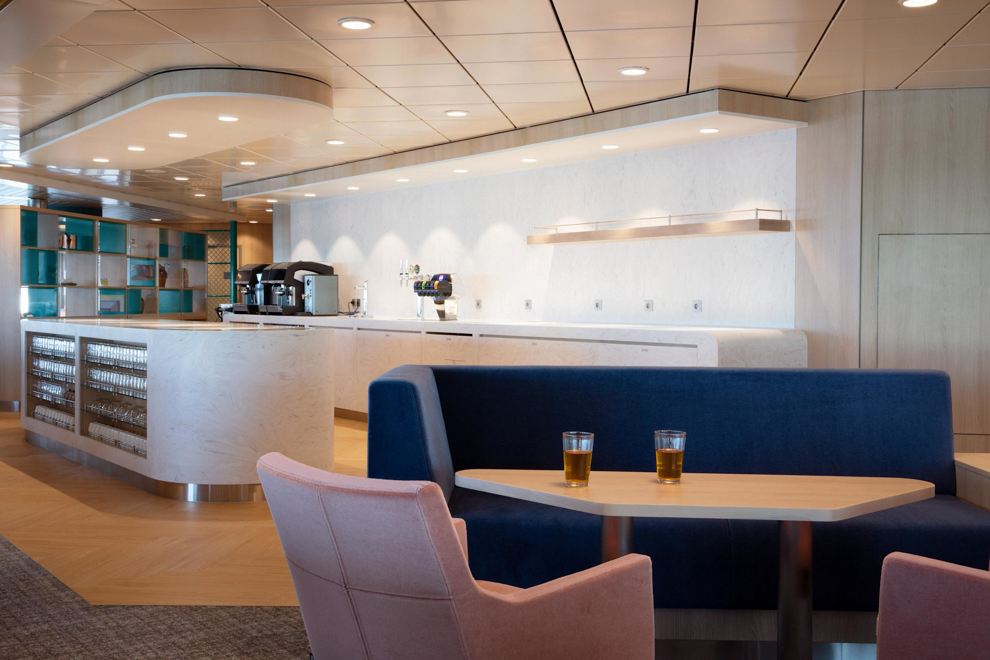 CClub Lounge on board Guillaume de Normandie