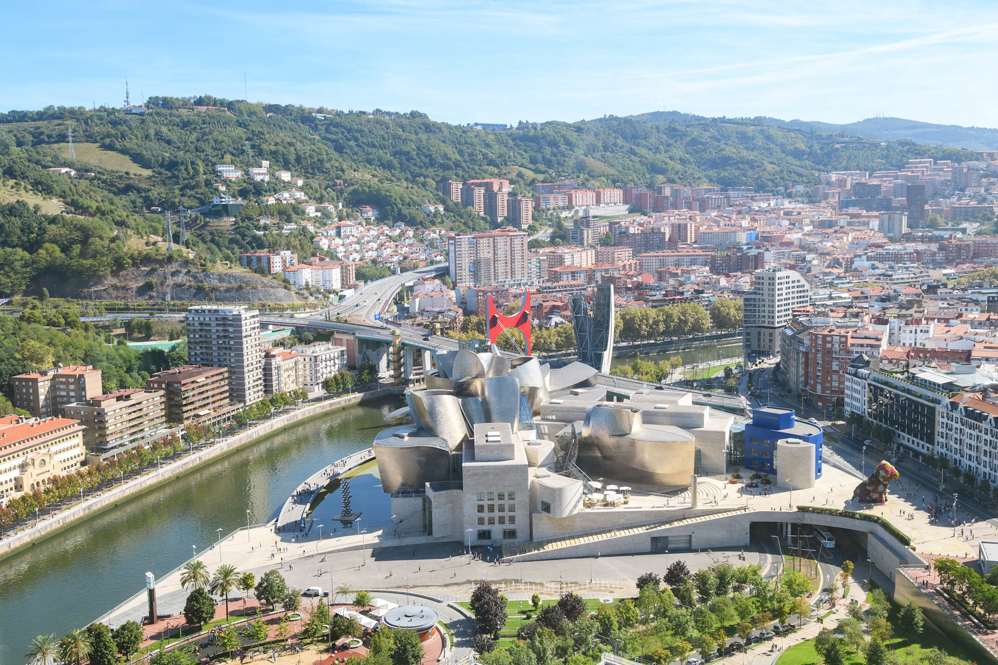 The Guggenheim Museum in Bilbao an iconic landmark