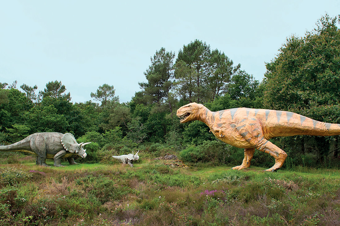 Dinosaurs at the Parc de la Préhistoire de Bretagne © Parc de la Préhistoire de Bretagne