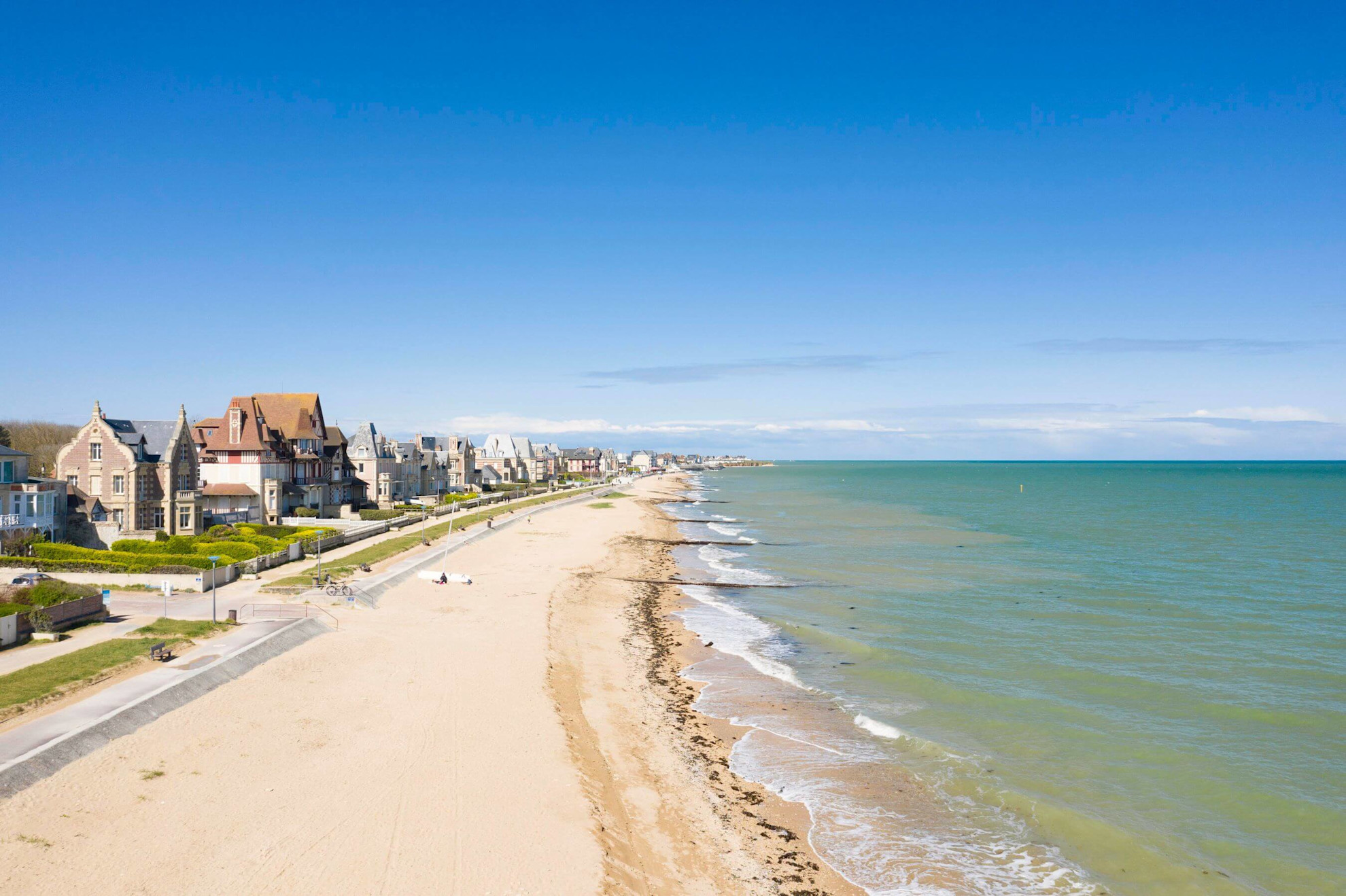 Sword beach à Lion-sur-Mer, Normandy