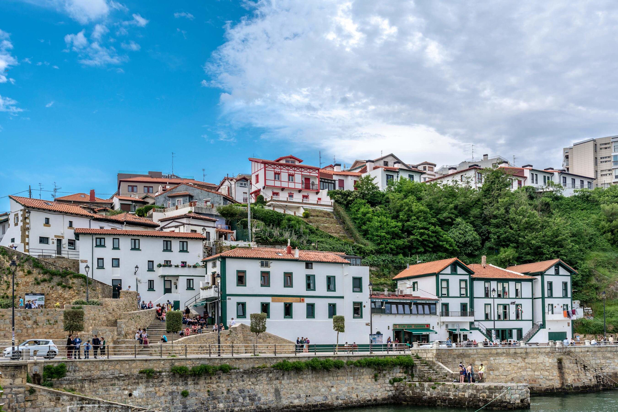 Casas de pescadores en el Puerto Viejo de Algorta, Getxo