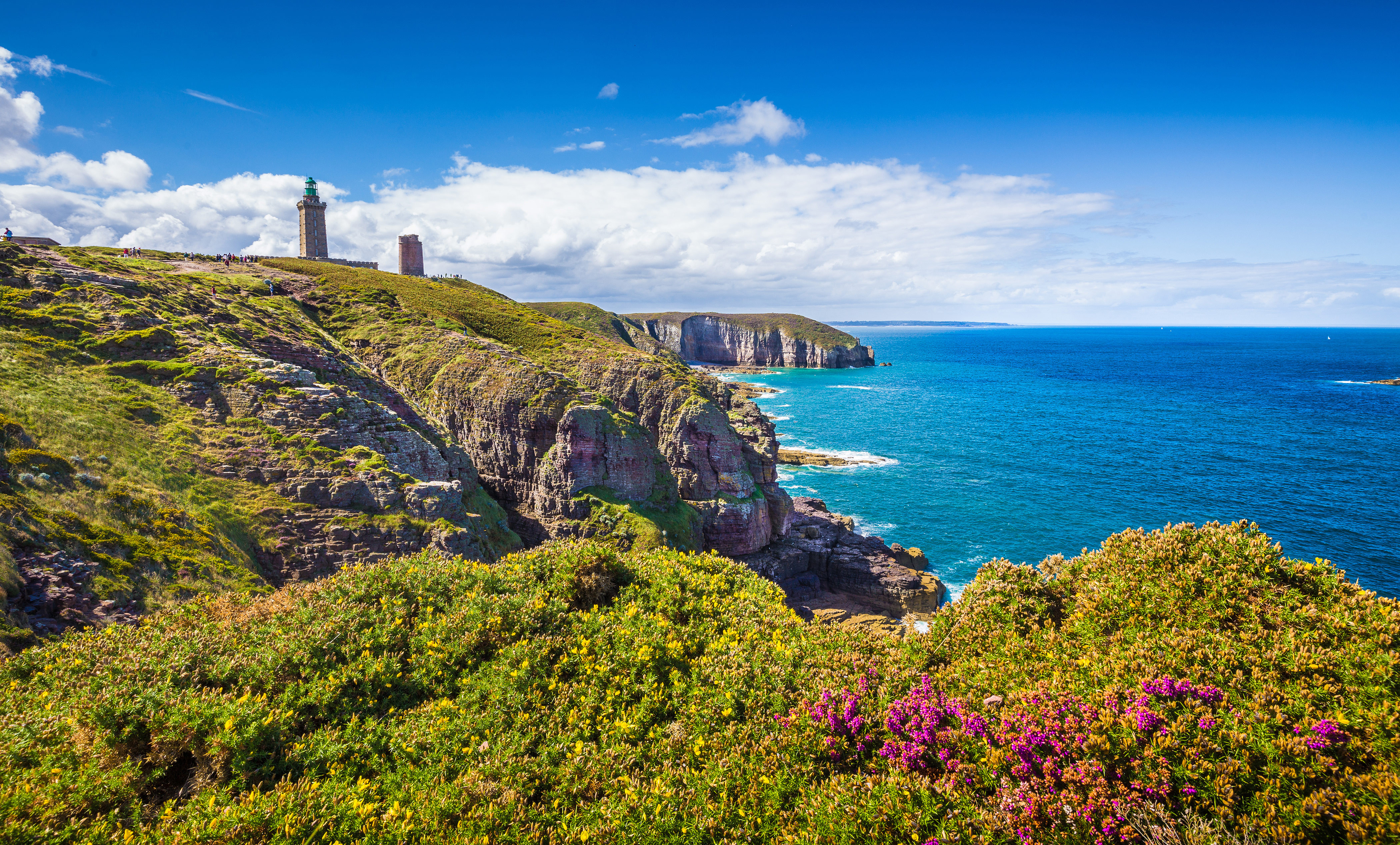 A view of the Cap Fréhel peninsula in Brittany