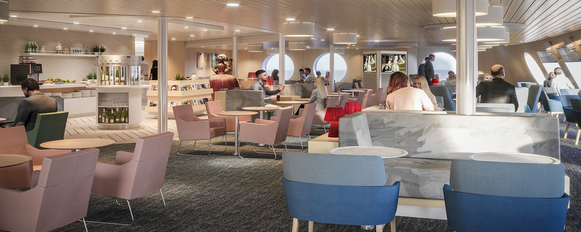 Commodore C-Club lounge