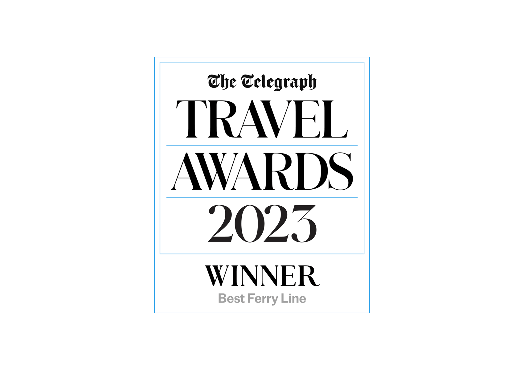 Telegraph Travel Awards 2023 Winner - Best Ferry Line