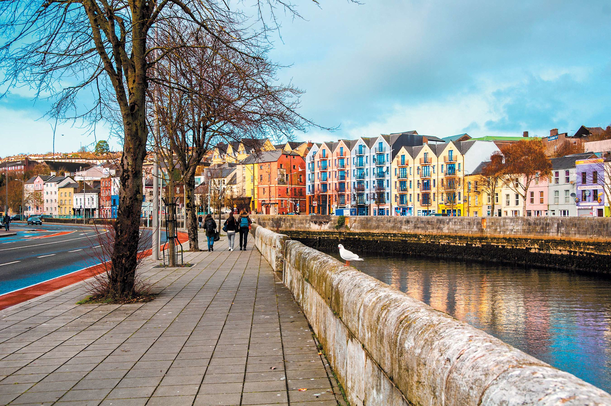 Riverfront in Cork, Ireland