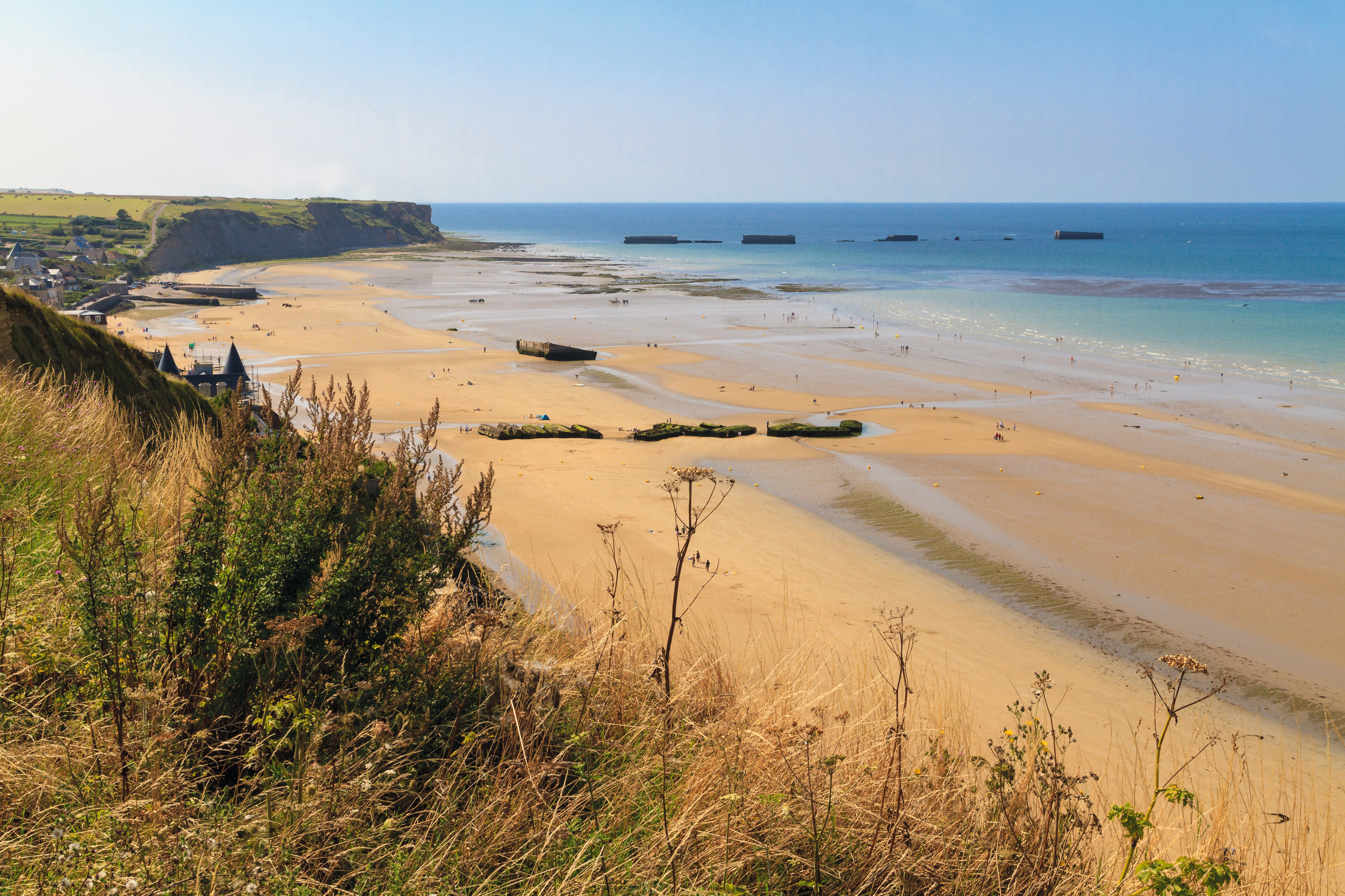 Normandy D-day beach WW2 - Arromanches