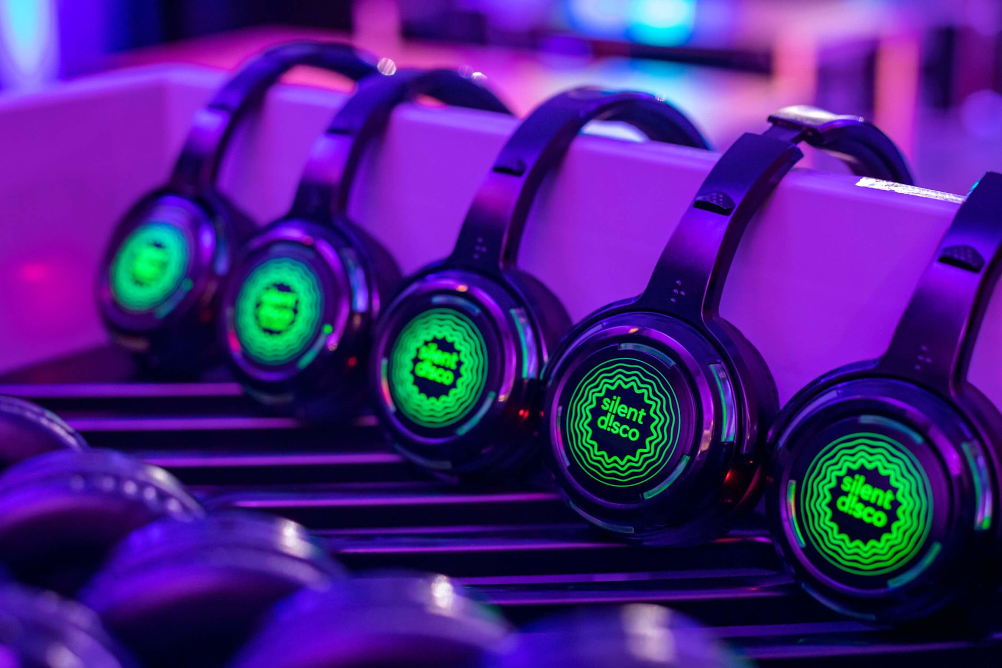 Silent Disco headphones