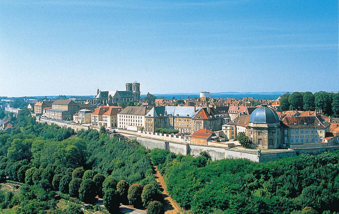 The walled city of Langres