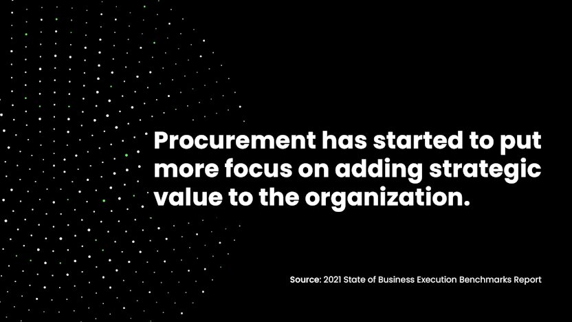 Procurement strategic focus