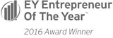 EY Entrepreneur of the Year Award 2016 --b & w