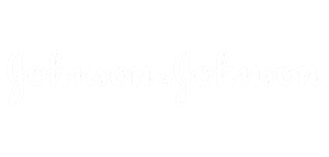 j&j logo white