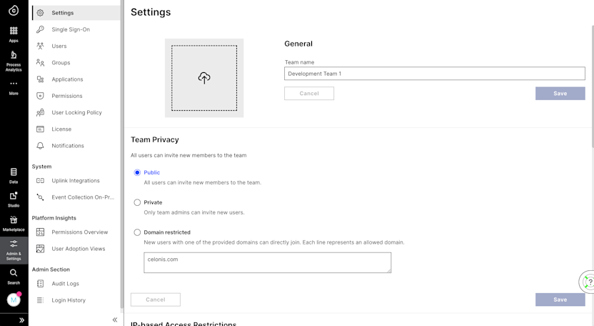 New placement of the Navigation Bar in the EMS