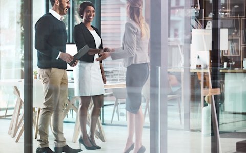 Standing business meeting