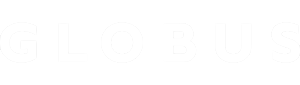 Globus white logo