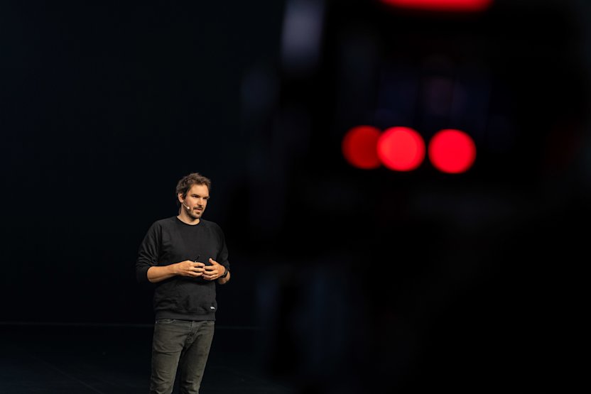 World Tour 2023 keynote Martin Klenk on stage