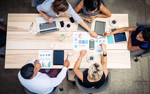 People around a table