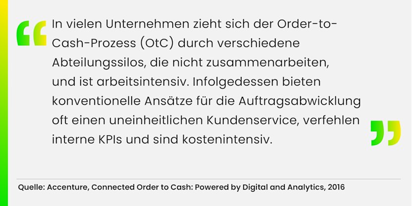 The O2C processes remain siloed