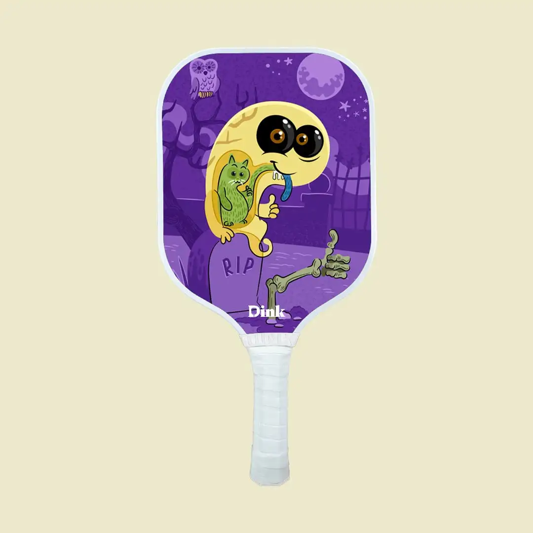 Funny-Scary Pickleball Paddle Design Misfit Monsters