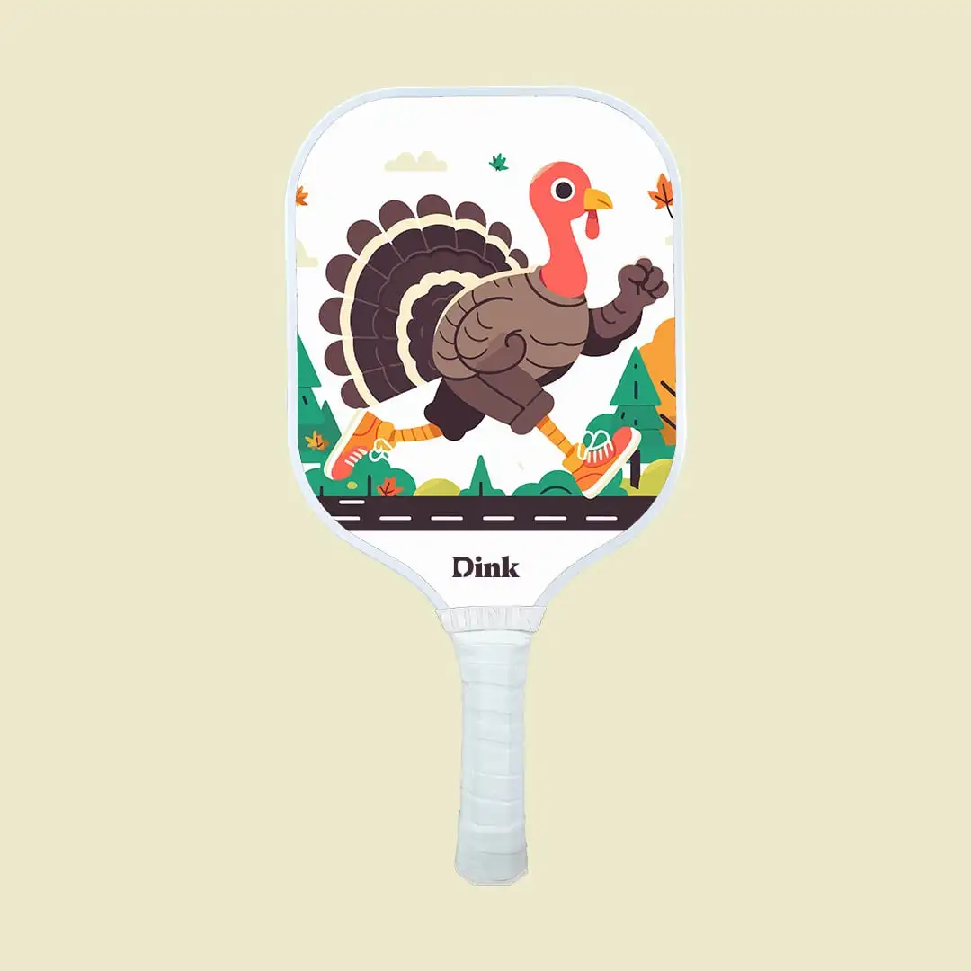 Turkey Trot pickleball paddle design