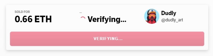 Veryfiing auction